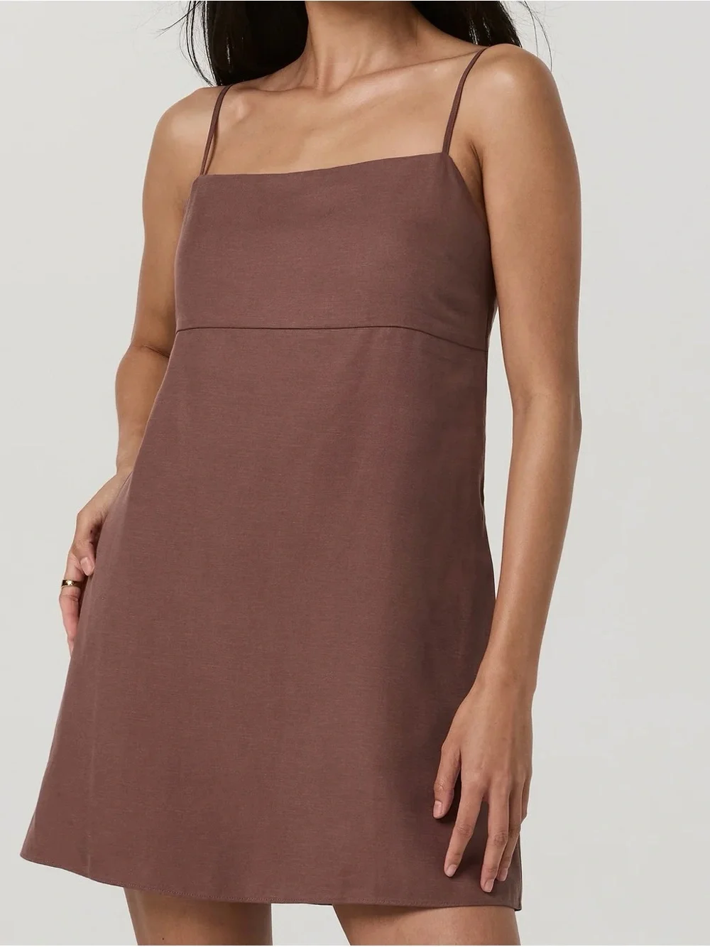 NWT Vuori Trestles Twill Dress in Sable - Picture 1 of 7